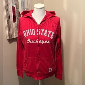Women’s Colosseum Ohio State Zip Up Hoodie (M)
